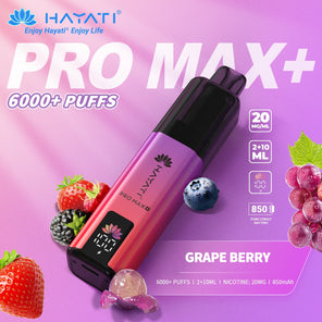 Hayati Pro Max Plus 6000+ | 5 PACK - Discount Vapes