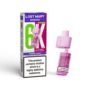 Lost Mary BM6000 New Edition Pods | 5 PACK - Discount Vapes