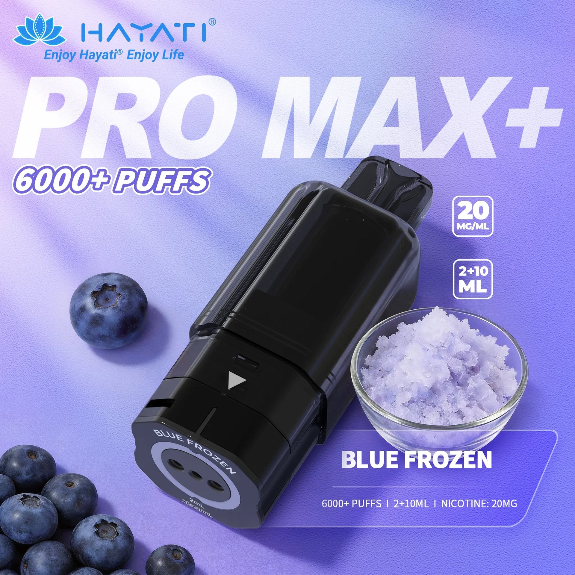 Hayati Pro Max Plus 6000+ Pods | 5 PACK