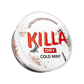Killa Nicotine Pouches | Dry 16mg - Discount Vapes