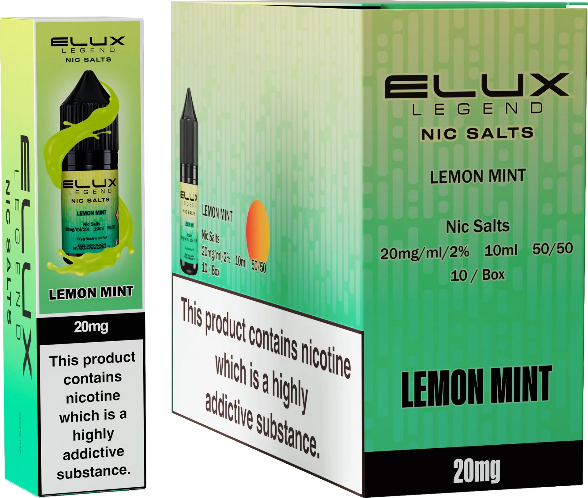 Elux Nic Salts 20mg | Single Bottle - Discount Vapes