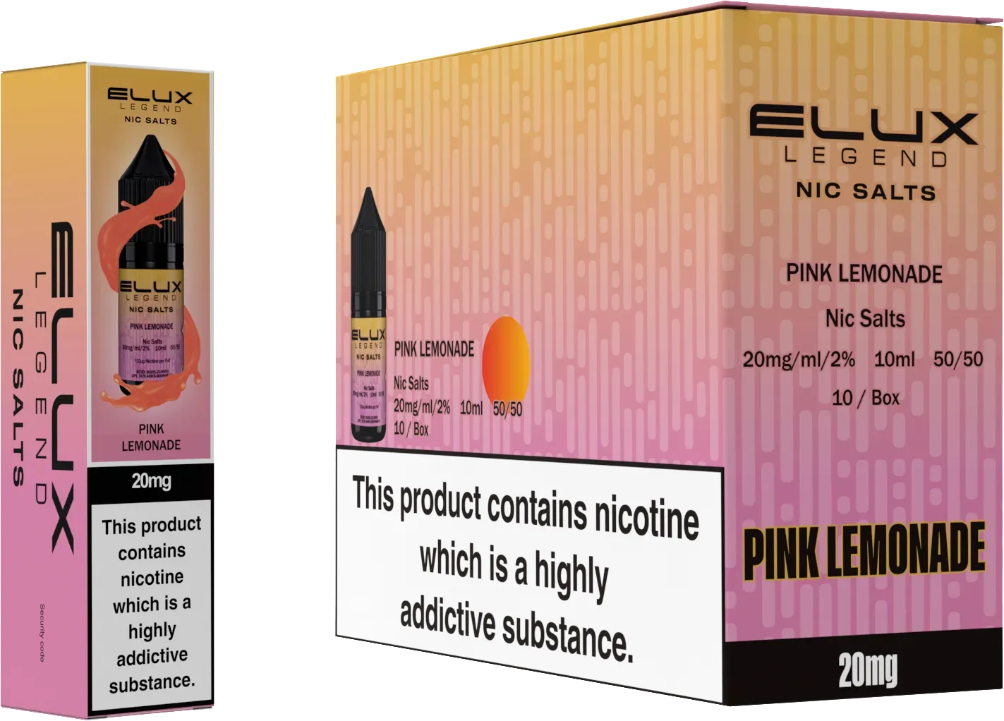 Elux Nic Salts 20mg | Single Bottle - Discount Vapes