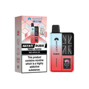 Hayati Rubik 7000+ | 5 PACK - Discount Vapes