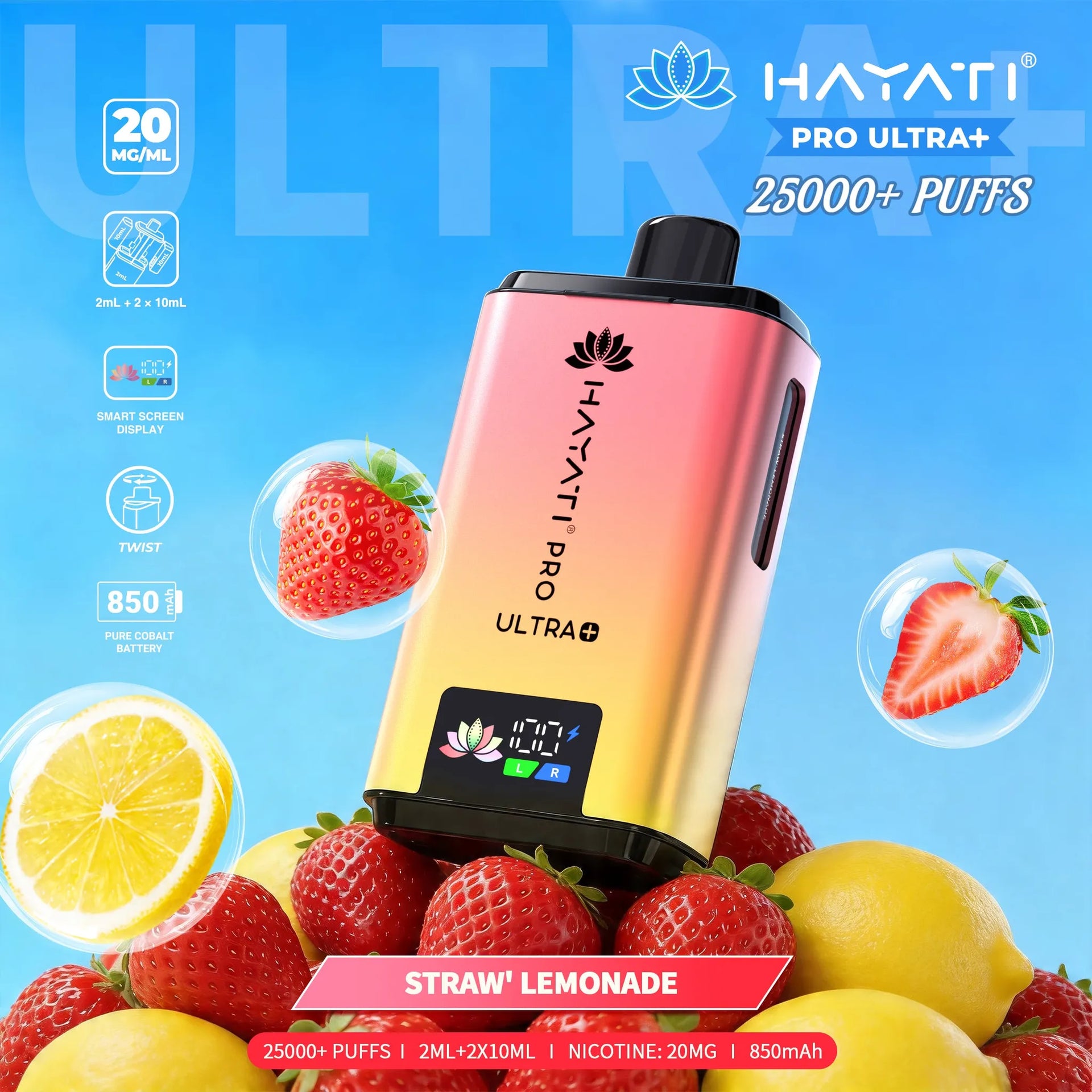Hayati Pro Ultra Plus 25,000+ | 5 PACK