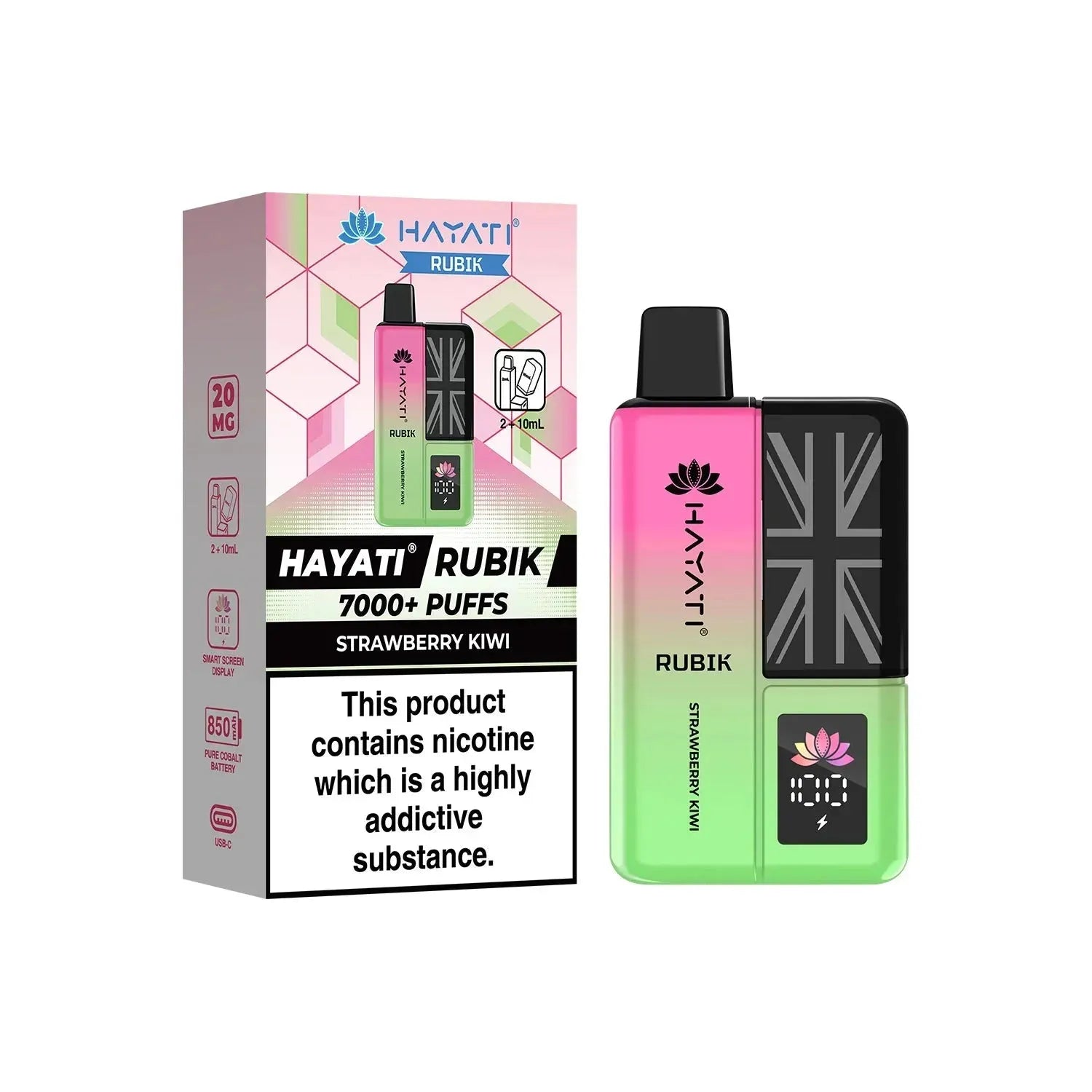 Hayati Rubik 7000+ | Single Bar - Discount Vapes