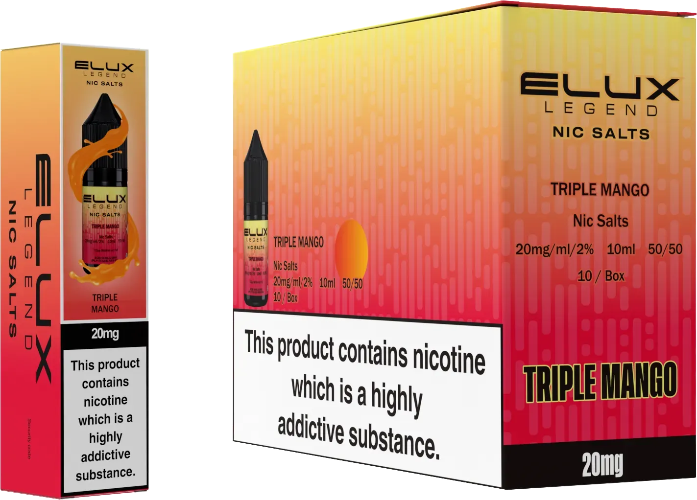 Elux Nic Salts 20mg | Single Bottle - Discount Vapes