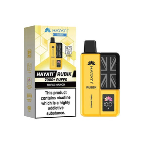 Hayati Rubik 7000+ | Single Bar - Discount Vapes