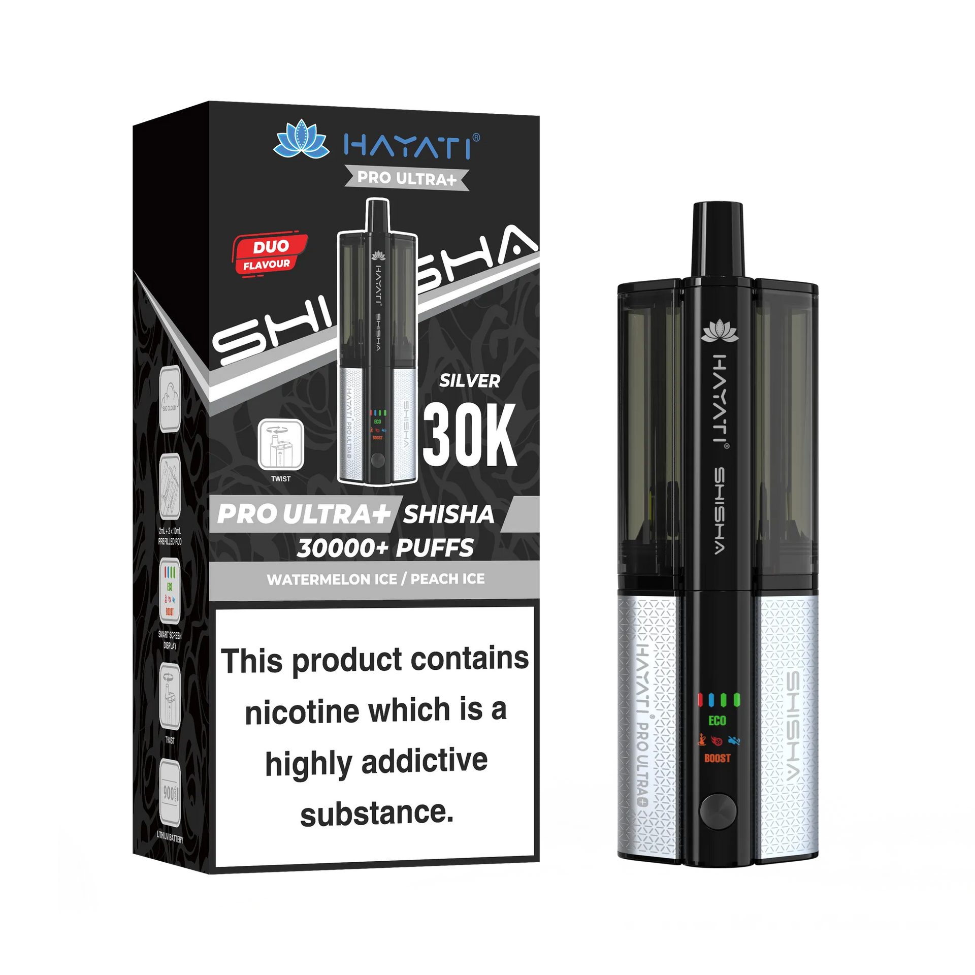 Hayati Shisha Kit 30,000+ | Single Bar