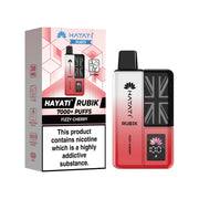 Hayati Rubik 7000+ | Single Bar - Discount Vapes