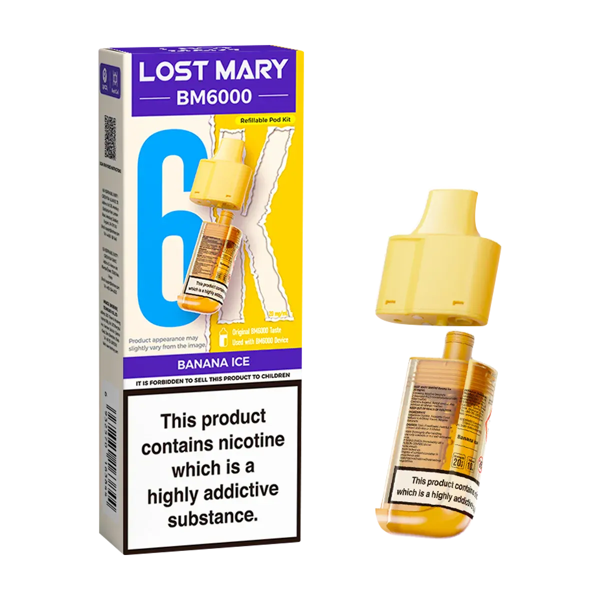 Lost Mary BM6000 New Edition Pods | Single Pack - Discount Vapes